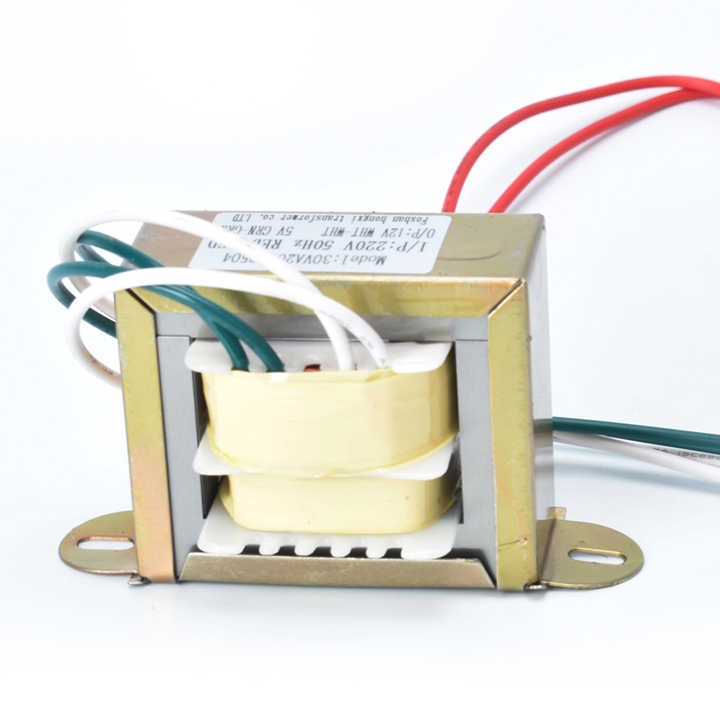 Custom 220v Input 30VA 50HZ Small Electrical Single Phase EI Audio Amplifier Transformer