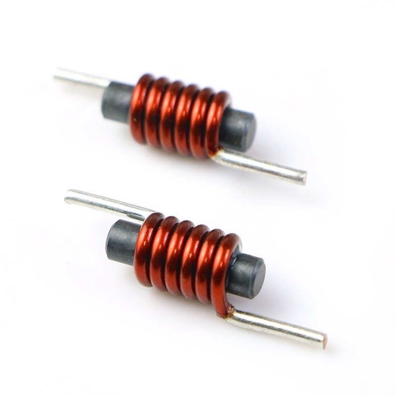 Customized Copper coil vertical horizontal plug-in rod-shaped Air inductor coil for point reading pen car navigation amplifier
