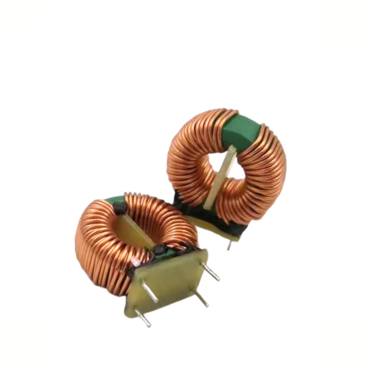 Custom magnetic ferrite common mode ring inductor coil T22148