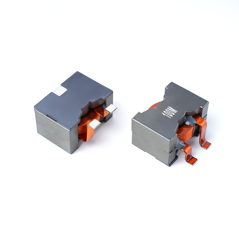 Flat coil high current surface mount power inductor